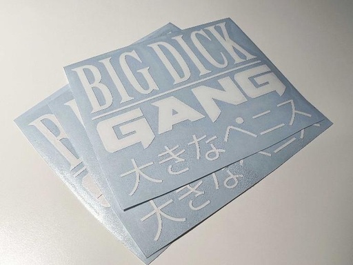 Sticker Big Dick Gang
